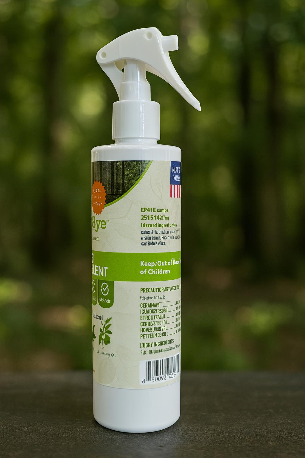 BuggieBye™ 8oz Mosquito Repellent Spray – DEET-Free, Plant-Based Bug Spray for Skin & Insects – Family Size, Kid & Pet Safe, Outdoor Protection